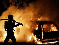 Три автомобиля сгорели в ночь на четверг, 19 марта, в Калининградской области