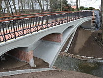 Все работы по реконструкции моста в Калининградском зоопарке будут завершены к 9 апреля