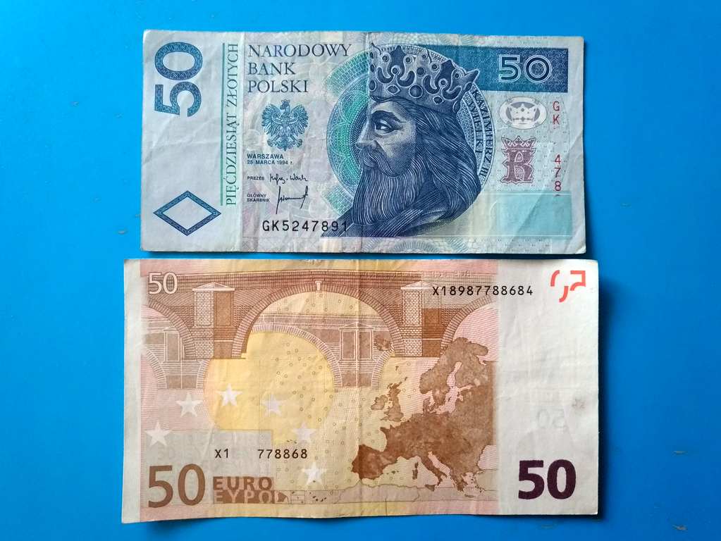 обмен валют злотый к рублю