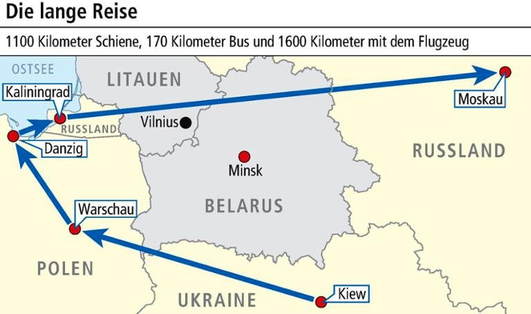 Граждане Украины больше не смогут попасть в Калининградскую область через страны ЕС