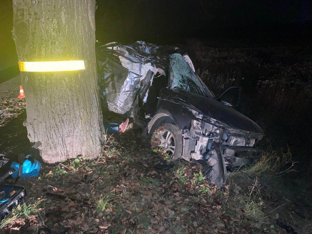 К северу от Черняховска при наезде на дерево погиб 40-летний мужчина