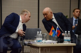 Гарри Гольдман, врио заместителя председателя правительства Калининградской области, и Александр Ковальский, глава администрации Светлогорского района.