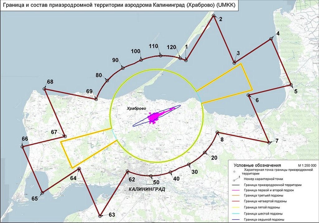 Аэропорт храброво калининград карта