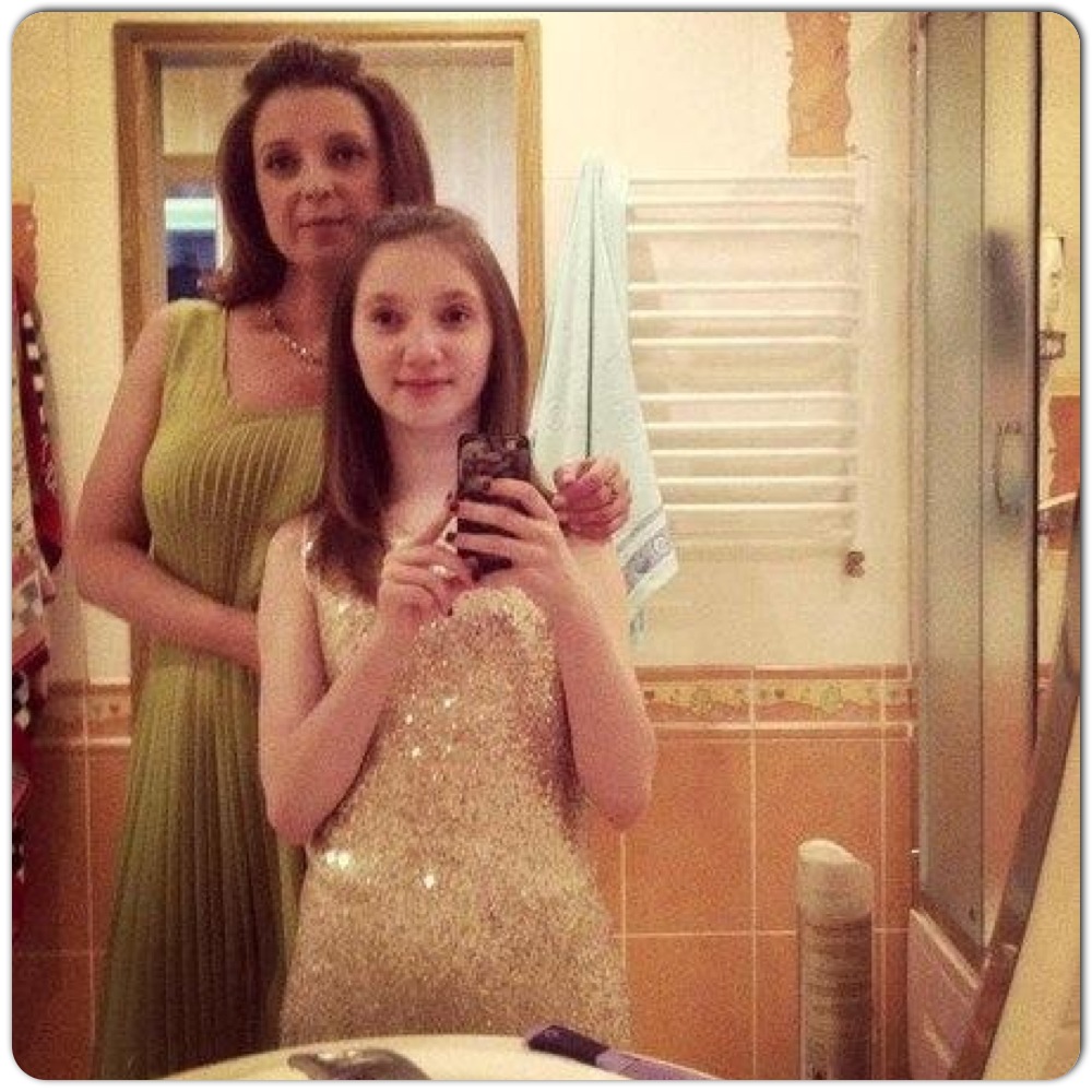 Елена Волова с дочерью