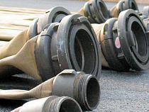 В Зеленоградске горели гаражи