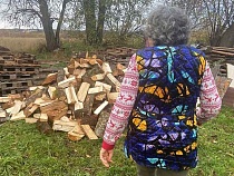В Зеленоградском районе семьям мобилизованных выдали дрова
