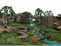 Калининградский зоопарк показал эскизы нового медвежатника