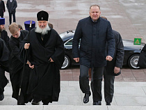 Патриарх Кирилл осмотрел роспись в КСХС