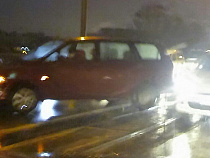 Пробка на Киевской, затор на эстакадном мосту