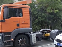 В Калининграде MAN врезался в «Мазду», пострадал 6-летний ребёнок