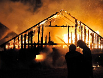 Под Калининградом произошел пожар на рыбоконсервном заводе