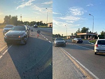 Ослеплённая солнцем пенсионерка врезалась на «Хёндэ» в КИА