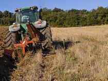 Бесноватый тракторист напал с металлической трубой на машину обидчика
