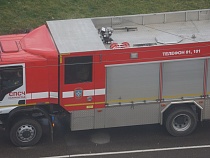 На Куршской косе загорелся жилой дом