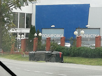 У ТЭЦ-2 опрокинулась «БМВ» - автомобилисты (фото)