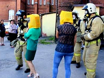 В Багратионовске прошли учения в духе Губки Боба