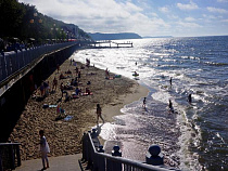 Строительство променада в Светлогорске «тормозит» погода