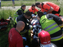 Шесть человек ранено в аварии под Ольштыном 