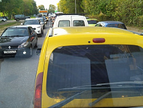 Калининград застрял в капитальных пробках (фото, карта пробок) 