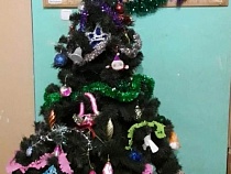 В Балтийске украли украшенную детьми ёлку