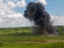 В Калининградской области показали реально жуткий взрыв авиабомбы