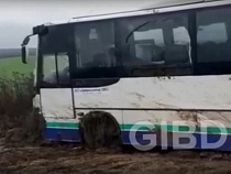 В Калининградской области опрокинулся пассажирский автобус (видео)