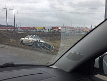 В ДТП на Большой Окружной автомобиль «Мерседес» вылетел в кювет