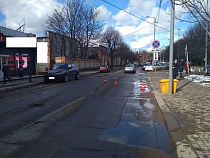 На площади Василевского в Калининграде сбили женщину-пешехода