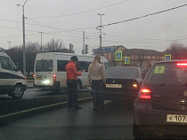 В Калининграде произошло очередное ДТП на новой развязке