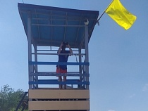 В Зеленоградске запустили квадрокоптер для поиска спящего в море  