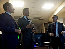 Новаку показали Центр управления сетями “Янтарьэнерго”