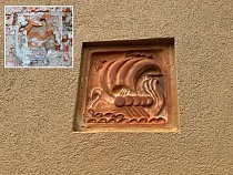 В Калининграде на стене немецкого дома проявились мистические рельефы немцев