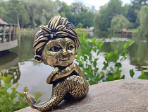 В Зеленоградске поставили памятник странному существу