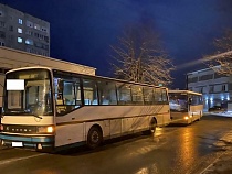 В Калининграде столкнулись два автобуса и сбили 54-летнюю женщину