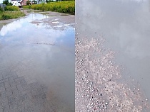 Жители пригорода Калининграда пожаловались на подтопление