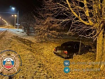 Женщина на БМВ завезла ребёнка в кювет под Гвардейском 