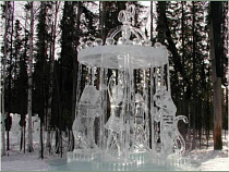 В Москве с 23 по 26 января 2013 года В Кузьминском парке проходит конкурс снежной и ледяной скульптуры