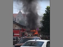 В Советске загорелась скорая помощь