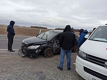 На полесской дороге в ДТП у машины вырвало колесо