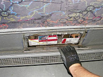 Автобус вёз через Голдап сигареты с надписями на русском языке