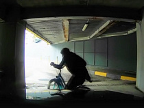 Опубликованы самые опасные моменты с велосипедистами Калининграда (видео)