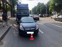 В Калининграде фура с металлом чуть не раздавила «Опель Корсу»