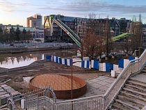 Философский мост в Калининграде снова испытали на прочность