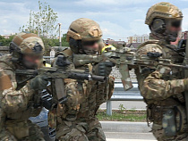 ФСБ потренировалась в ликвидации террористов и бомб на фан-зоне к ЧМ-2018 в Калининграде (видео)