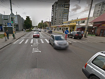 В Калининграде отключили светофор на перекрестке Горького и Зелёной