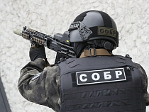 СОБР задержал вооружённого пистолетом мужчину