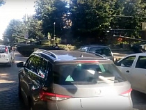 Танки создали пробку в Советске (фото, видео)