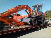 В Советск из Твери приехал экскаватор за 7 млн рублей для чистки ливнёвок