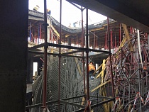 На стройплощадке онкоцентра в Калининграде произошёл инцидент с опалубкой