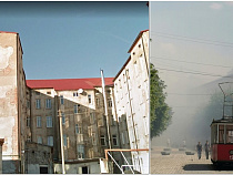 В центре Советска горит бывшее училище (фото, видео)